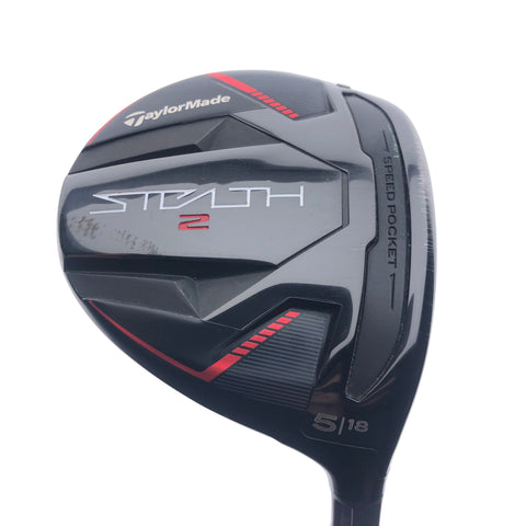 Used TaylorMade Stealth 2 5 Fairway Wood / 18.0 Degrees / Stiff Flex