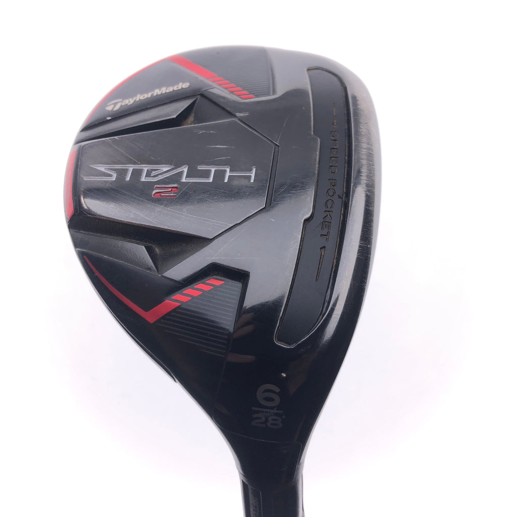 Used TaylorMade Stealth 2 6 Hybrid / 28 Degrees / Regular Flex