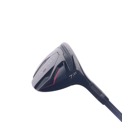 Used TaylorMade Stealth 2 7 Fairway Wood / 21 Degrees / Regular Flex
