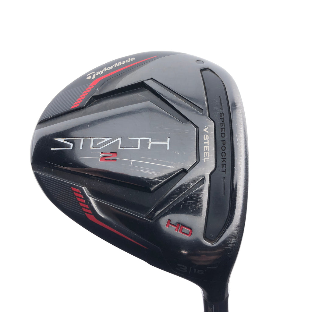 Used TaylorMade Stealth 2 HD 3 Fairway Wood / 16.0 Degrees / Stiff Flex