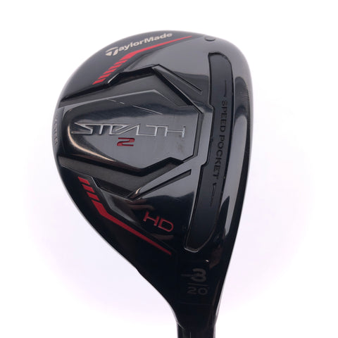 Used TaylorMade Stealth 2 HD 3 Hybrid / 20 Degrees / A Flex