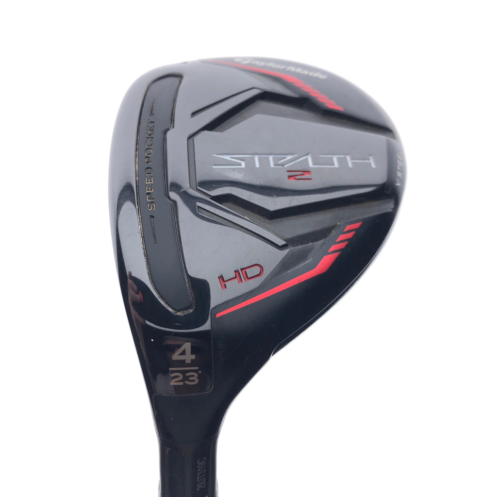Used TaylorMade Stealth 2 HD 4 Hybrid / 23.0 Degrees / Regular Flex / Left-Hand