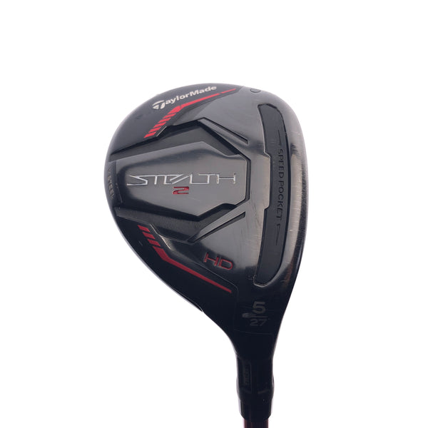 Used TaylorMade Stealth 2 HD 5 Hybrid / 27 Degrees / Regular Flex