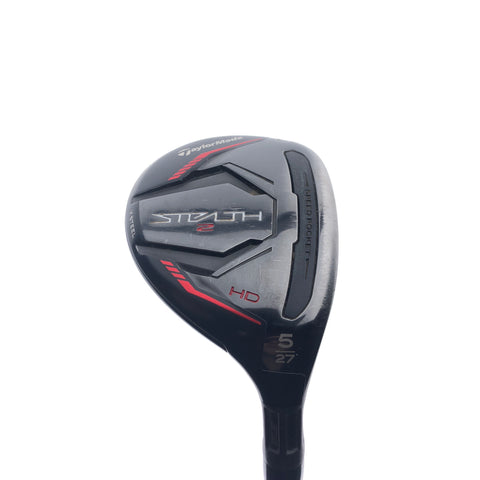 Used TaylorMade Stealth 2 HD 5 Hybrid / 27 Degrees / Stiff Flex