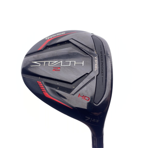 Used TaylorMade Stealth 2 HD 7 Fairway Wood / 23 Degrees / Regular Flex