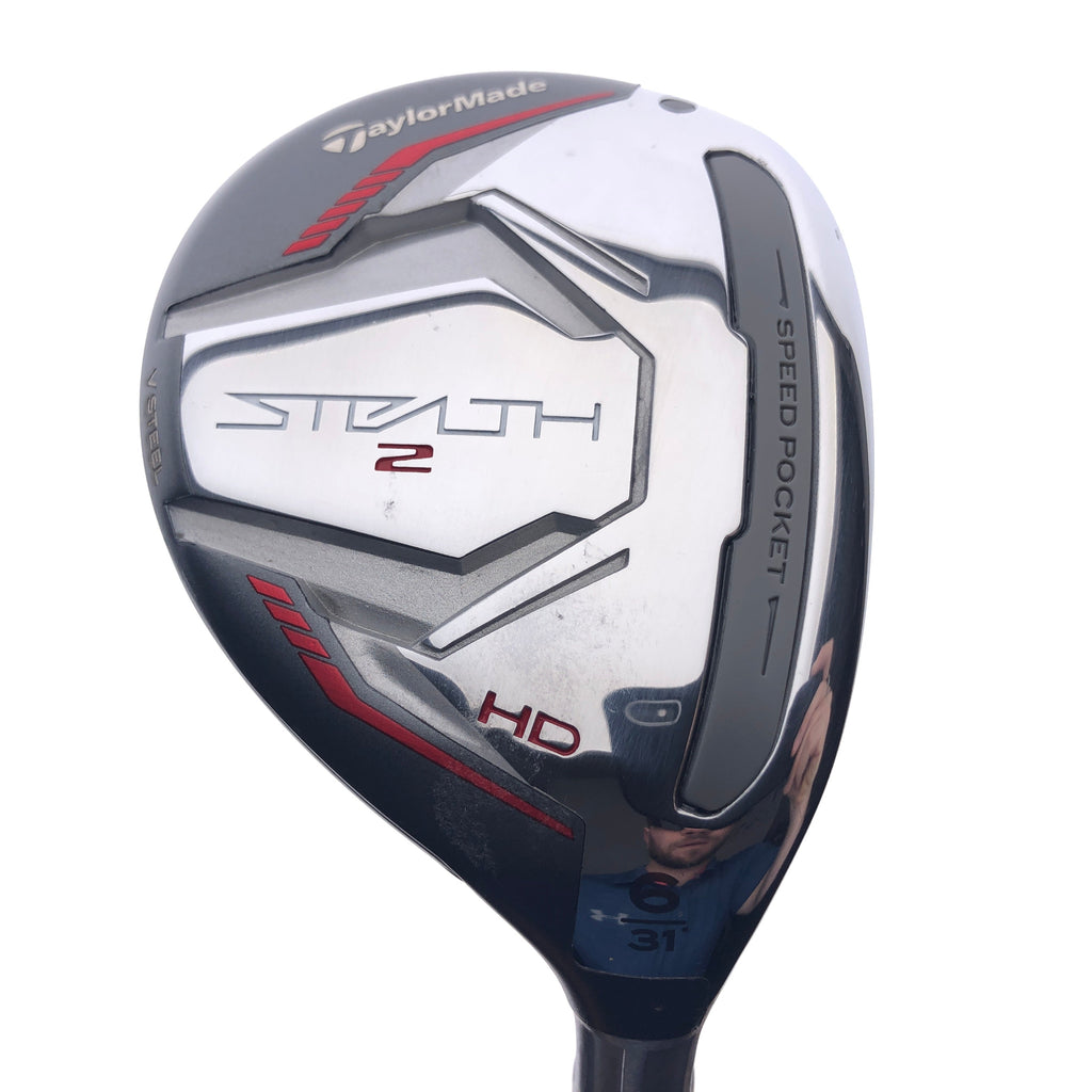 Used TaylorMade Stealth 2 HD Women's 6 Hybrid / 31 Degrees / Ladies Flex