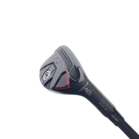 Used TaylorMade Stealth 2 Plus 2 Hybrid / 17 Degrees / Stiff Flex