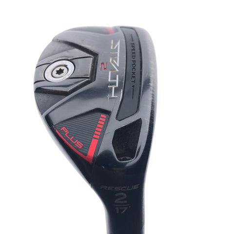 Used TaylorMade Stealth 2 Plus 2 Hybrid / 17 Degrees / Stiff Flex