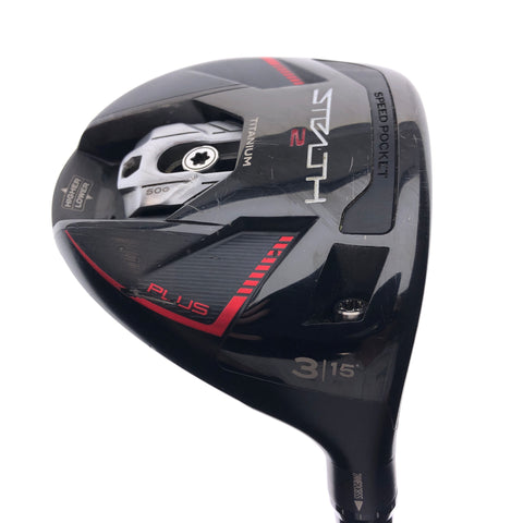 Used TaylorMade Stealth 2 Plus 3 Fairway Wood / 15 Degrees / Regular Flex