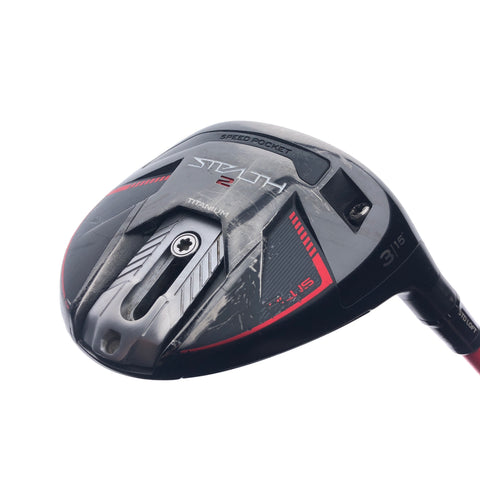 Used TaylorMade Stealth 2 Plus 3 Fairway Wood / 15 Degrees / Stiff Flex