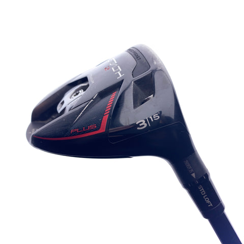 Used TaylorMade Stealth 2 Plus 3 Fairway Wood / 15 Degrees / Stiff Flex