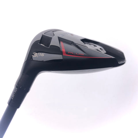 Used TaylorMade Stealth 2 Plus 3 Fairway Wood / 15 Degrees / Stiff Flex / L-H