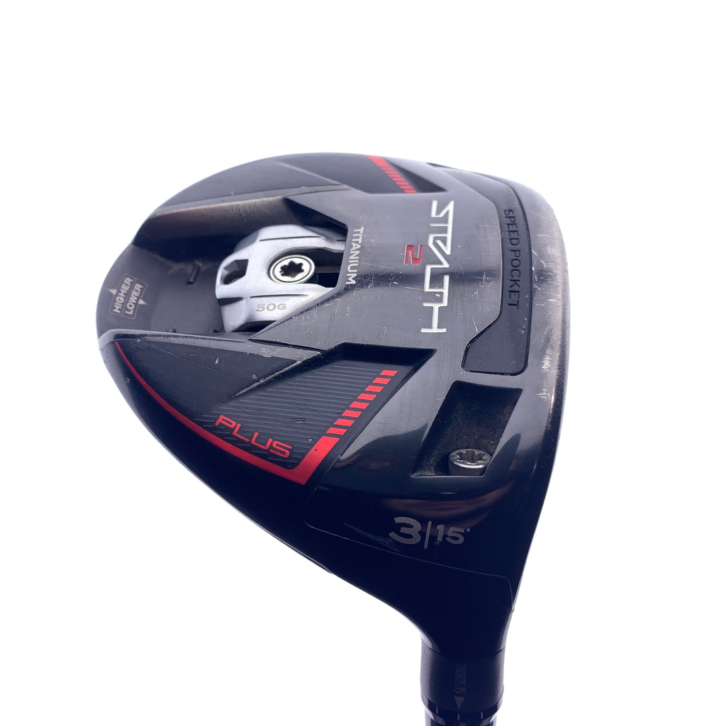 Used TaylorMade Stealth 2 Plus 3 Fairway Wood / 15 Degrees / Stiff Flex