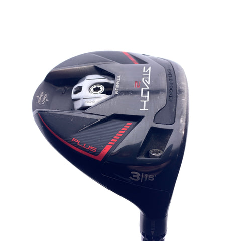Used TaylorMade Stealth 2 Plus 3 Fairway Wood / 15 Degrees / Stiff Flex