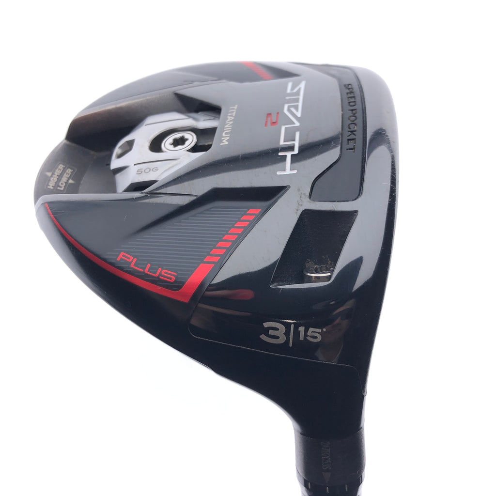 Used TaylorMade Stealth 2 Plus 3 Fairway Wood / 15 Degrees / Stiff Flex