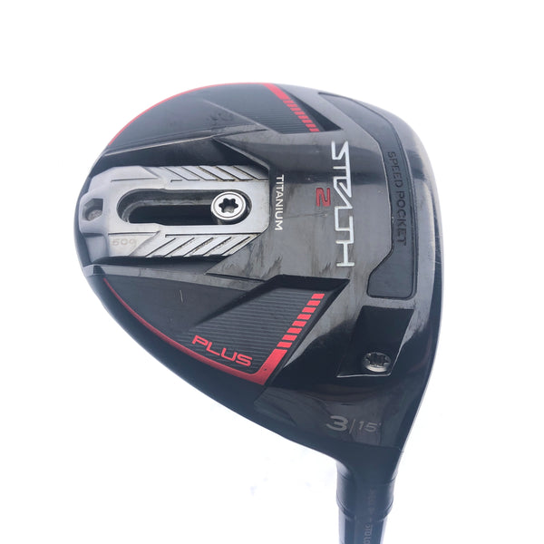 Used TaylorMade Stealth 2 Plus 3 Fairway Wood / 15 Degrees / Stiff Flex