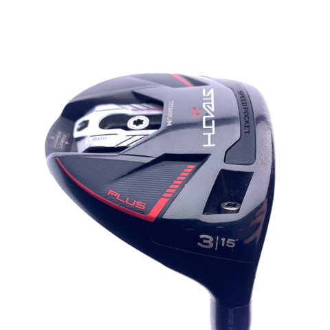 Used TaylorMade Stealth 2 Plus 3 Fairway Wood / 15 Degrees / Stiff Flex