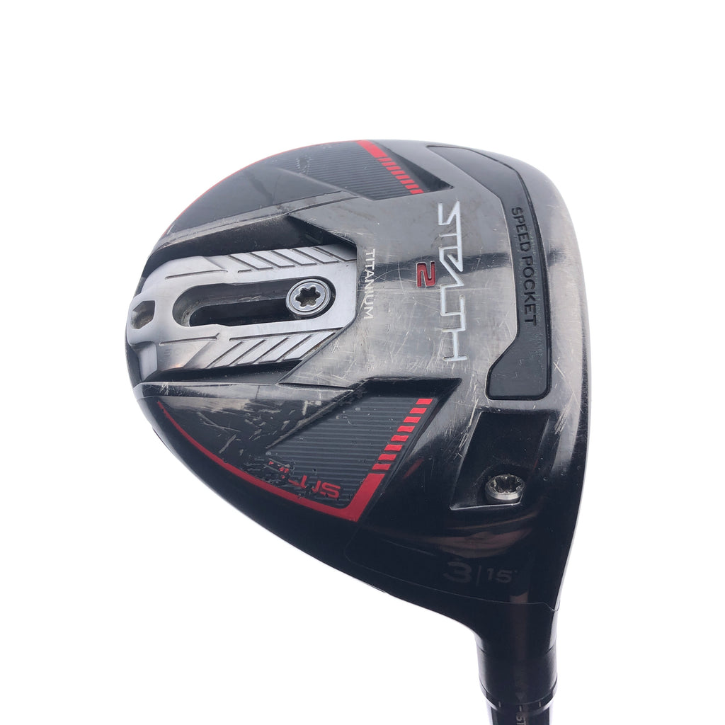 Used TaylorMade Stealth 2 Plus 3 Fairway Wood / 15 Degrees / Stiff Flex
