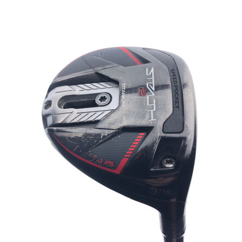 Used TaylorMade Stealth 2 Plus 3 Fairway Wood / 15 Degrees / Stiff Flex