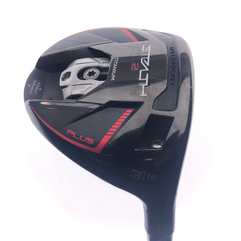 Used TaylorMade Stealth 2 Plus 3 Fairway Wood / 15 Degrees / Stiff Flex