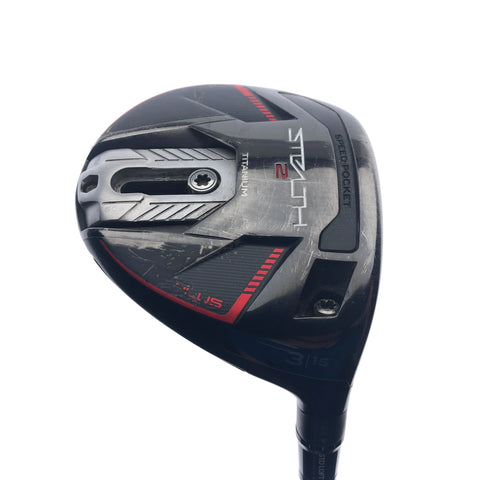 Used TaylorMade Stealth 2 Plus 3 Fairway Wood / 15 Degrees / Stiff Flex