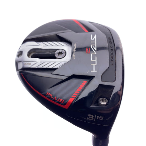 Used TaylorMade Stealth 2 Plus 3 Fairway Wood / 15 Degrees / Stiff Flex
