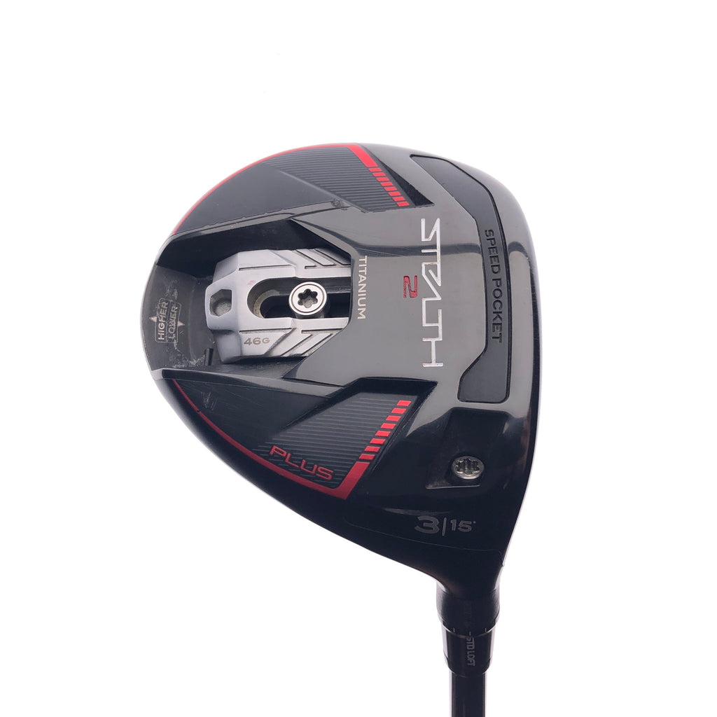 Used TaylorMade Stealth 2 Plus 3 Fairway Wood / 15 Degrees / Stiff Flex