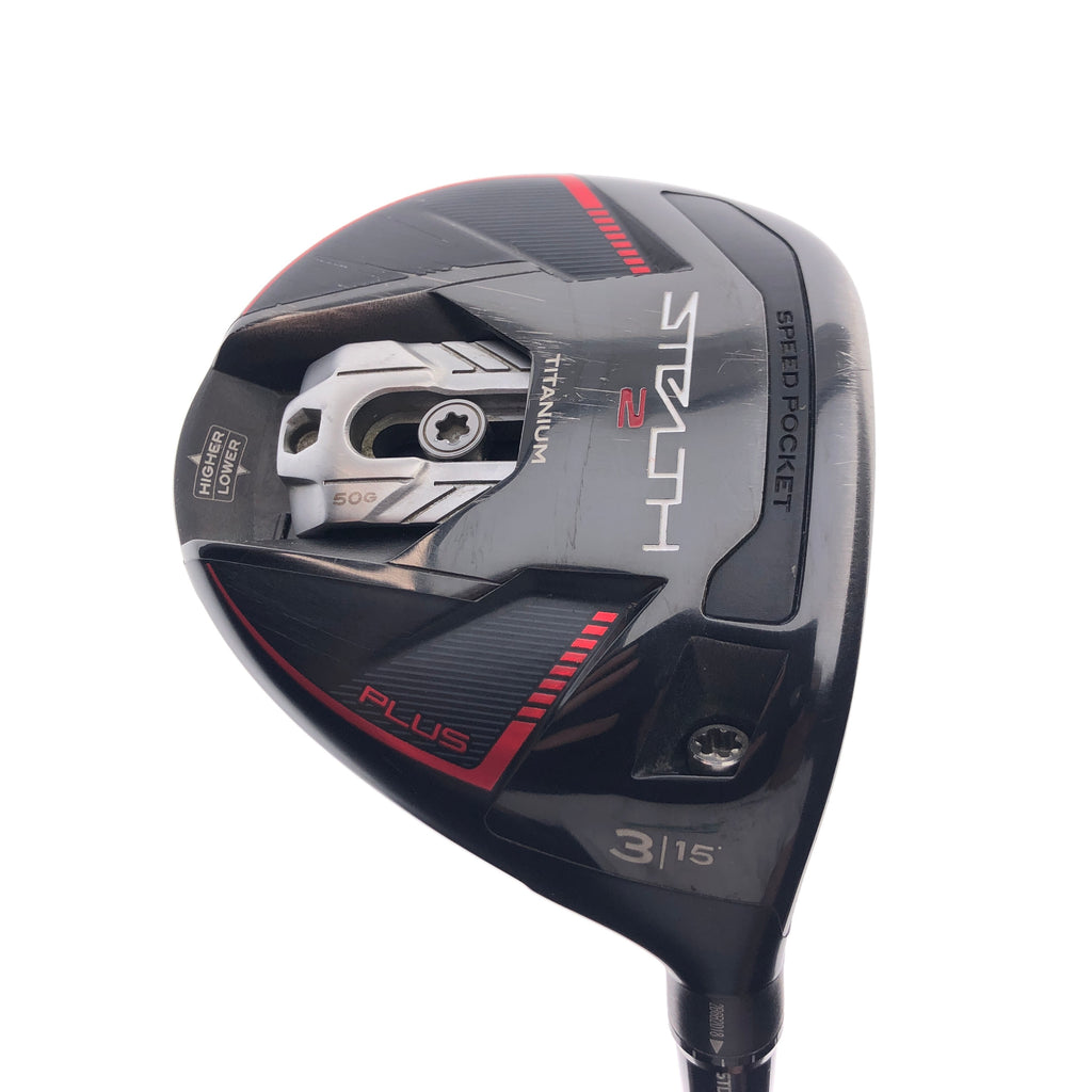 Used TaylorMade Stealth 2 Plus 3 Fairway Wood / 15 Degrees / Stiff Flex