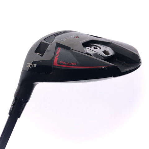 Used TaylorMade Stealth 2 Plus 3 Fairway Wood / 15 Degrees / X-Stiff Flex / L-H