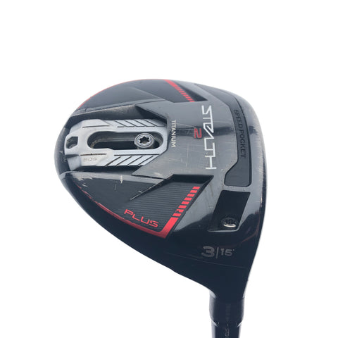Used TaylorMade Stealth 2 Plus 3 Fairway Wood / 15 Degrees / X-Stiff Flex