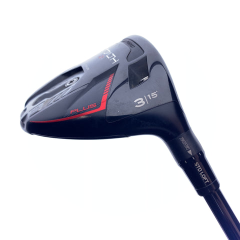 Used TaylorMade Stealth 2 Plus 3 Fairway Wood / 15.0 Degrees / Stiff Flex