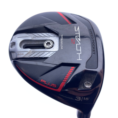 Used TaylorMade Stealth 2 Plus 3 Fairway Wood / 15.0 Degrees / Stiff Flex