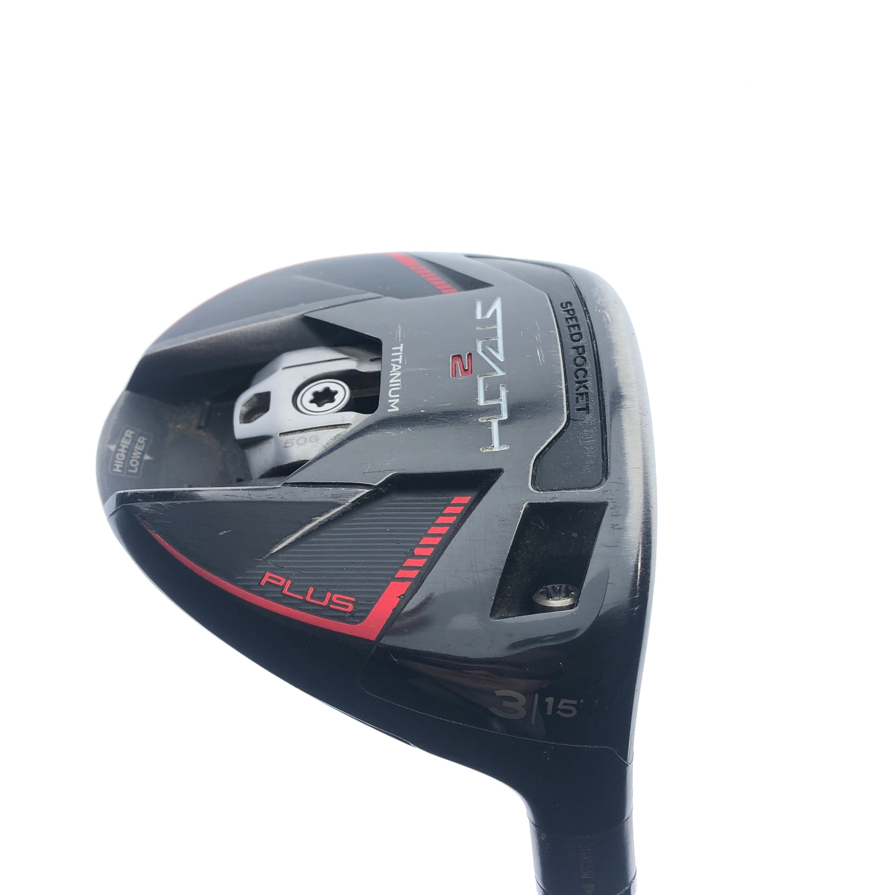 Used TaylorMade Stealth 2 Plus 3 Fairway Wood / 15.0 Degrees / X-Stiff Flex