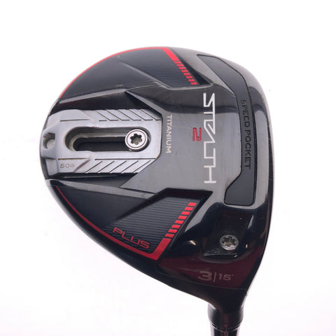 Used TaylorMade Stealth 2 Plus 3 Fairway Wood / TX Flex