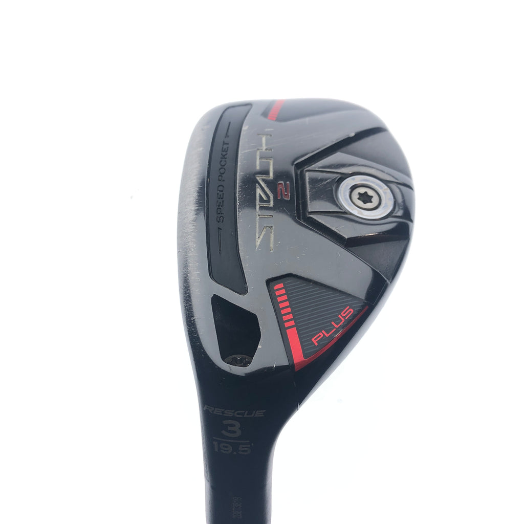 Used TaylorMade Stealth 2 Plus 3 Hybrid / 19.5 Degrees / Stiff Flex / Left-Hand