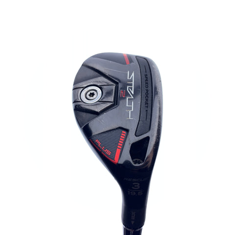 Used TaylorMade Stealth 2 Plus 3 Hybrid / 19.5 Degrees / Stiff Flex