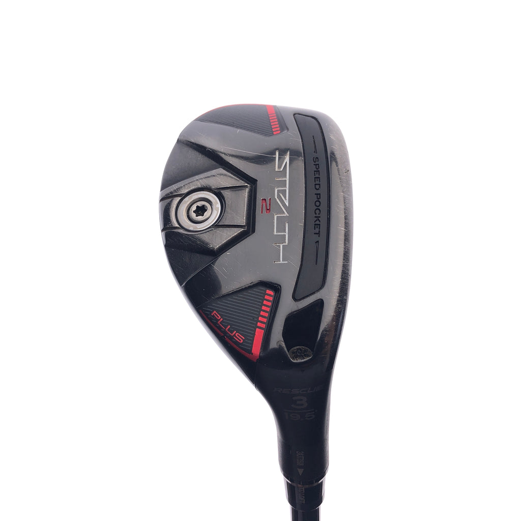 Used TaylorMade Stealth 2 Plus 3 Hybrid / 19.5 Degrees / Stiff Flex