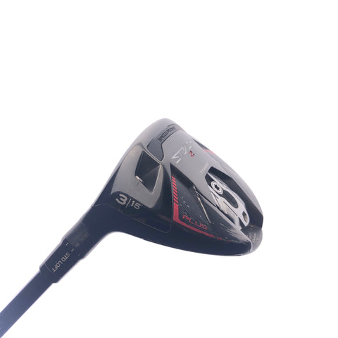 Used TaylorMade Stealth 2 Plus 3 Wood / 15 Degrees / Stiff Flex / Left-Handed
