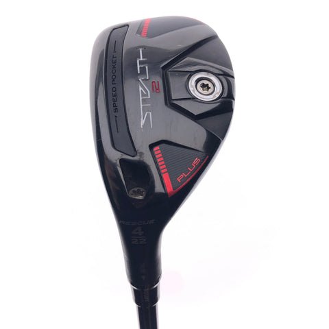 Used TaylorMade Stealth 2 Plus 4 Hybrid / 22 Degree / Regular Flex / Left-Handed