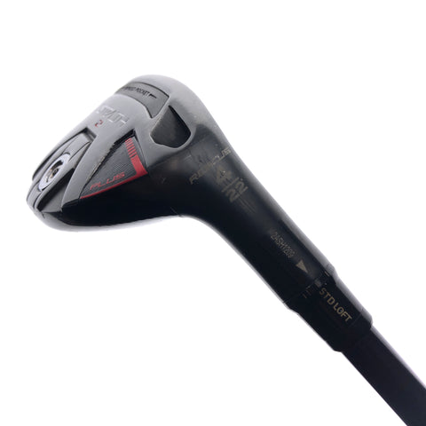 Used TaylorMade Stealth 2 Plus 4 Hybrid / 22 Degrees / Stiff Flex