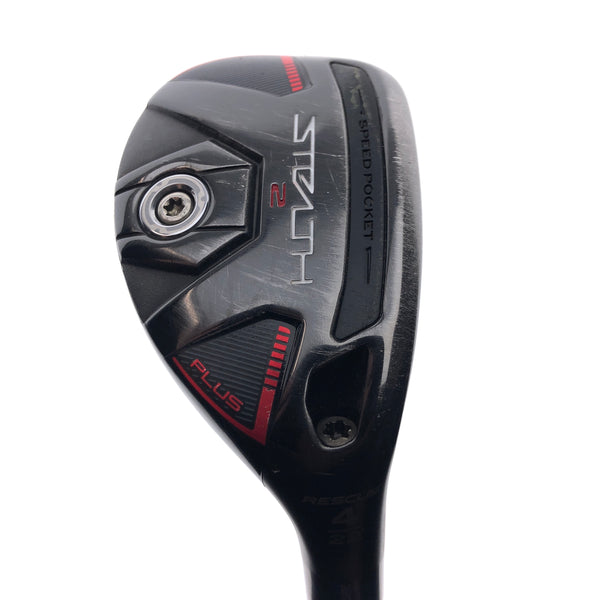 Used TaylorMade Stealth 2 Plus 4 Hybrid / 22 Degrees / Stiff Flex