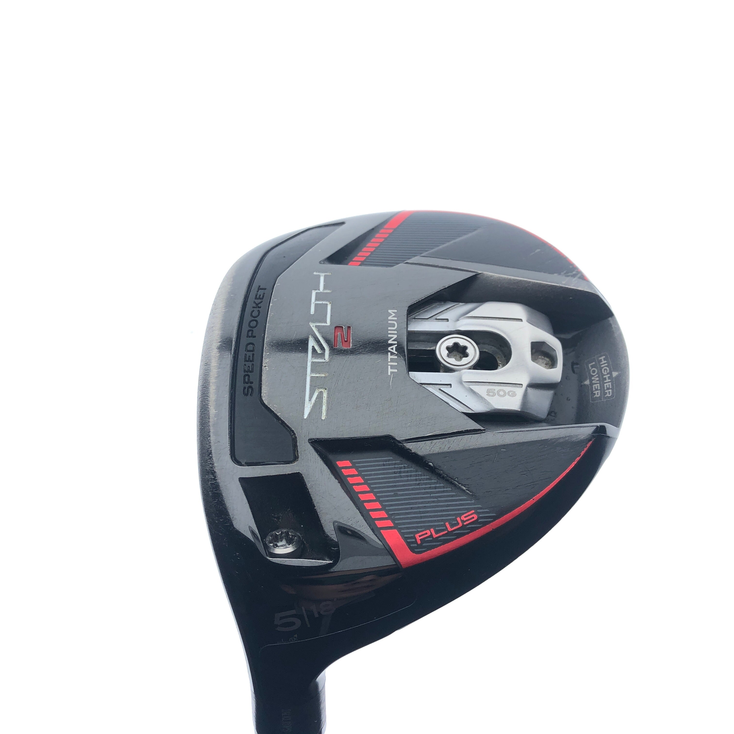 Used TaylorMade Stealth 2 Plus 5 FW/18.0 Deg/Reg Flex/Left-Handed