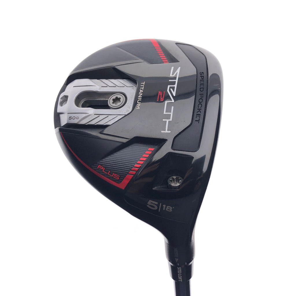 Used TaylorMade Stealth 2 Plus 5 Fairway Wood / 18 Degrees / A Flex