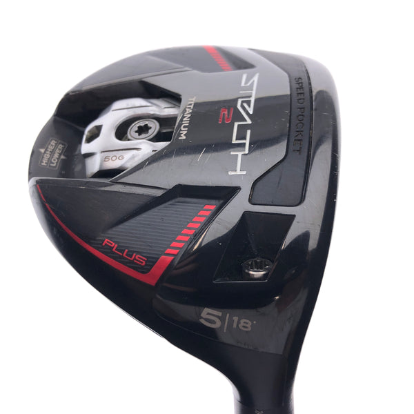 Used TaylorMade Stealth 2 Plus 5 Fairway Wood / 18 Degrees / Regular Flex