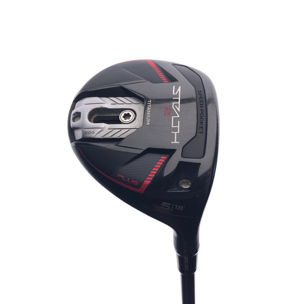 Used TaylorMade Stealth 2 Plus 5 Fairway Wood / 18 Degrees / Stiff Flex