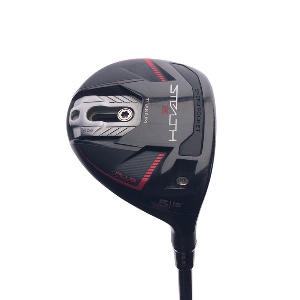 Used TaylorMade Stealth 2 Plus 5 Fairway Wood / 18 Degrees / Stiff Flex