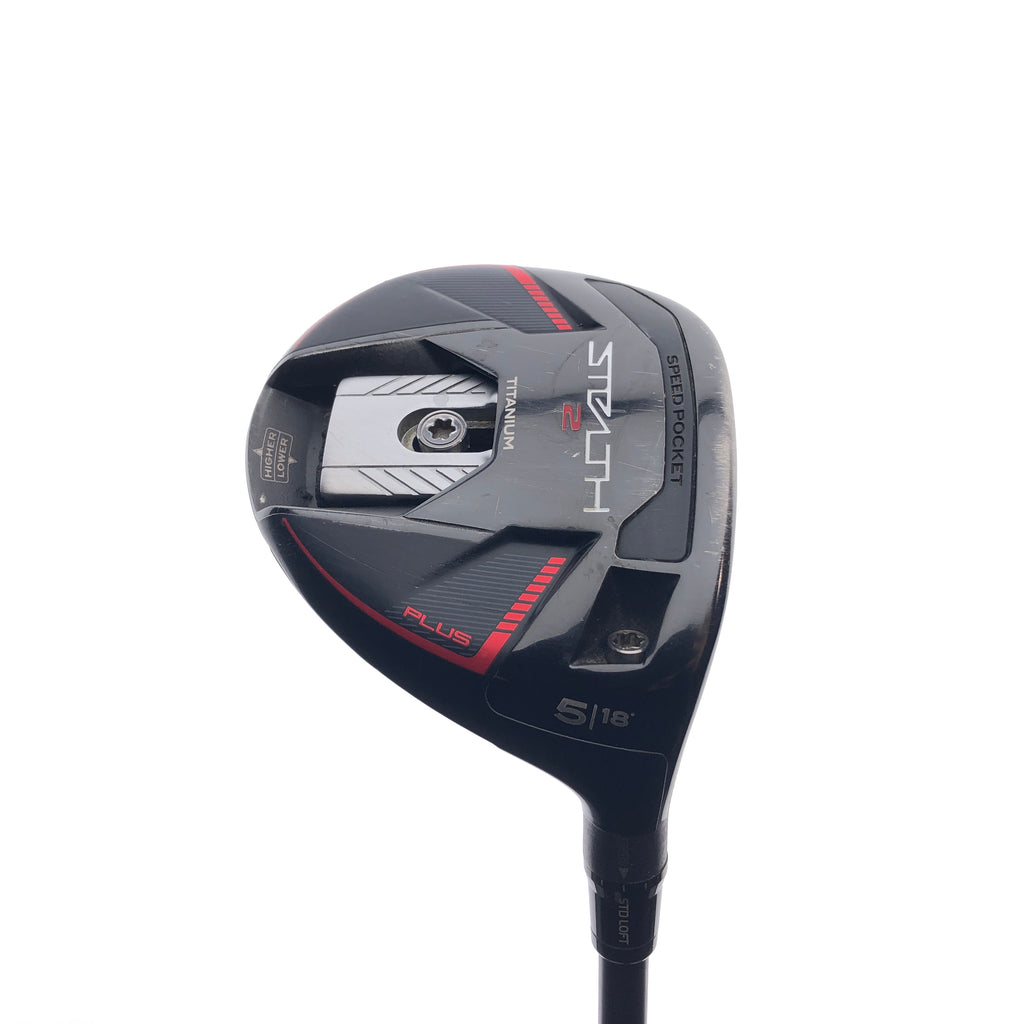Used TaylorMade Stealth 2 Plus 5 Fairway Wood / 18 Degrees / X-Stiff Flex