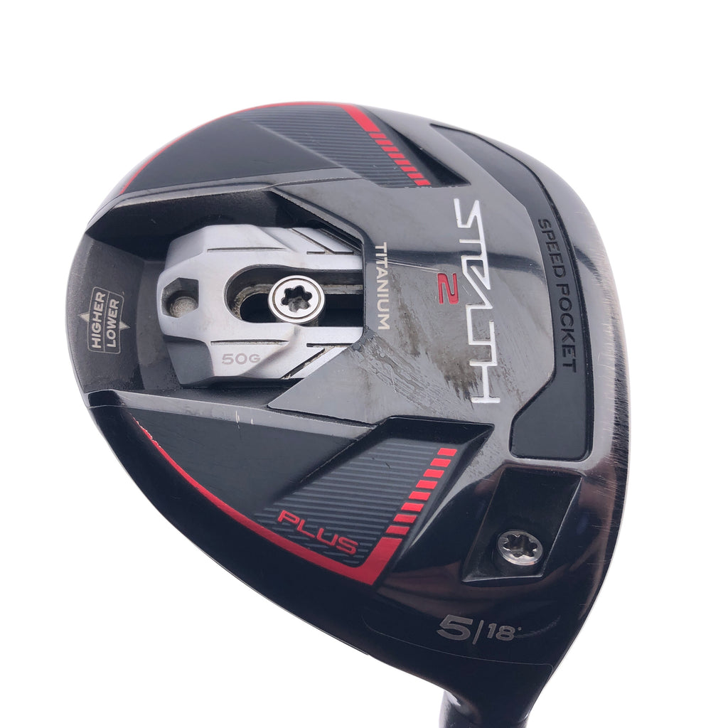 Used TaylorMade Stealth 2 Plus 5 Fairway Wood / 18 Degrees / X-Stiff Flex