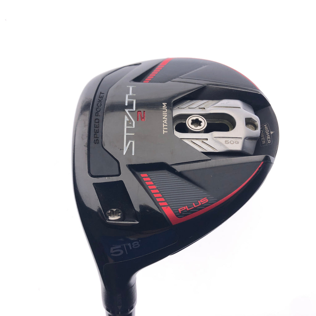 Used TaylorMade Stealth 2 Plus 5 Wood / 18 Degrees / Regular Flex / Left-Handed