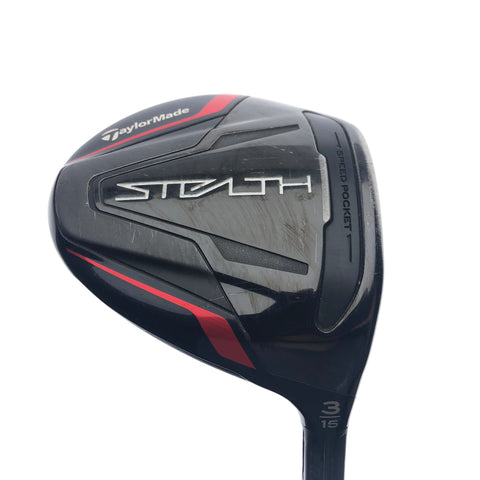 Used TaylorMade Stealth 3 Fairway Wood / 15 Degrees / X-Stiff Flex